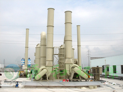 源和化工廠廢氣處理工程:蘇州賀泰化學材料